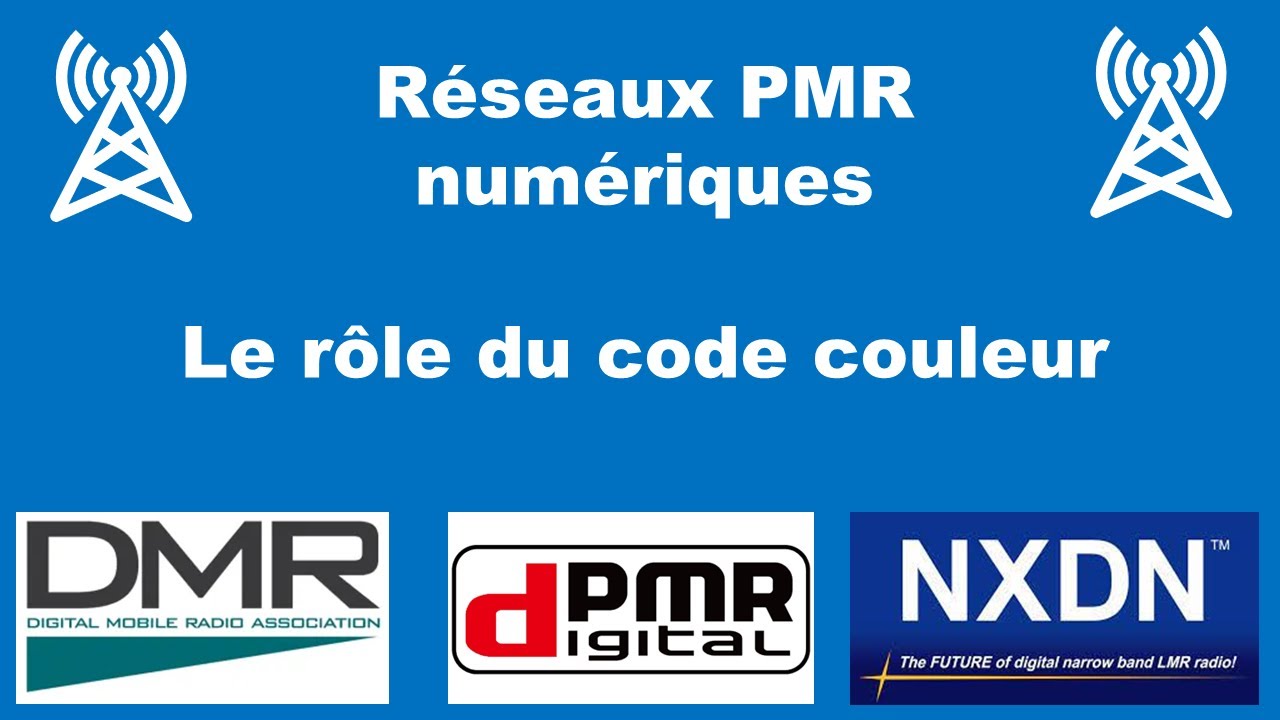 Réseaux PMR - Le code couleur, à quoi ça sert ?
