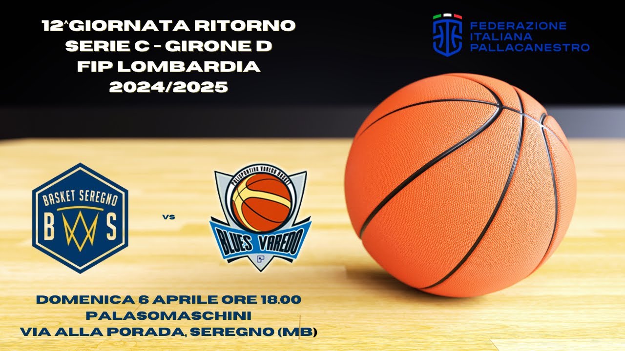 Basket Seregno vs Blues Varedo Basket