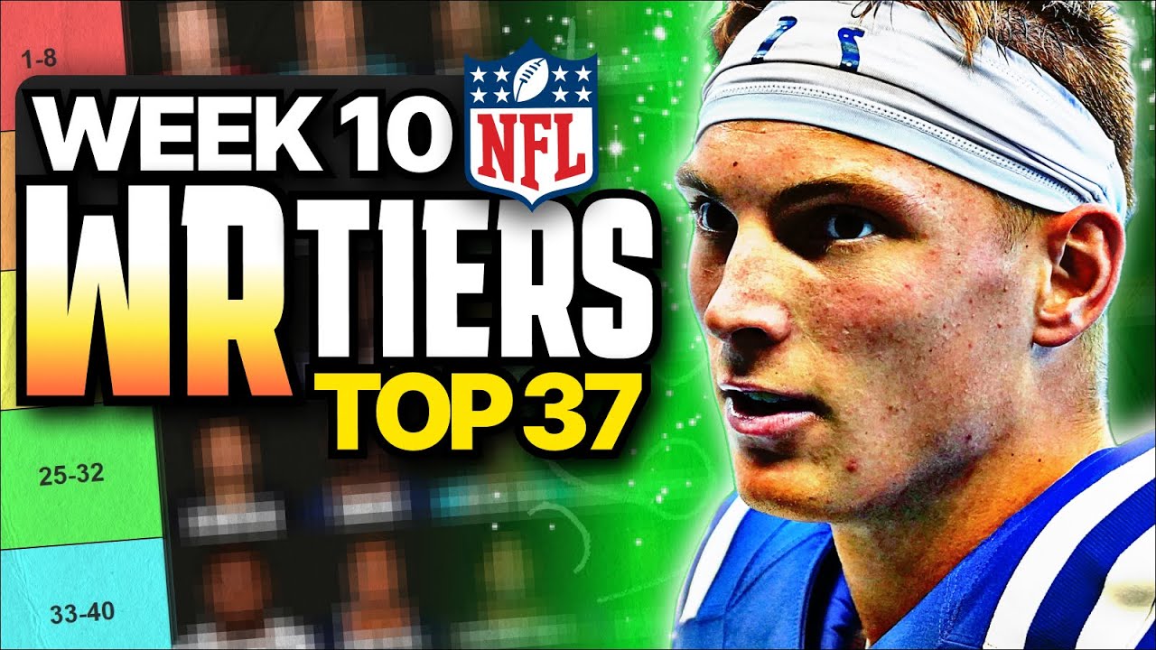 Week 10 Fantasy Football WR Rankings (Top 37)