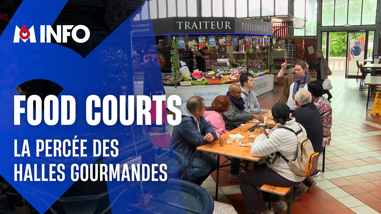 Food courts : la percée des halles gourmandes