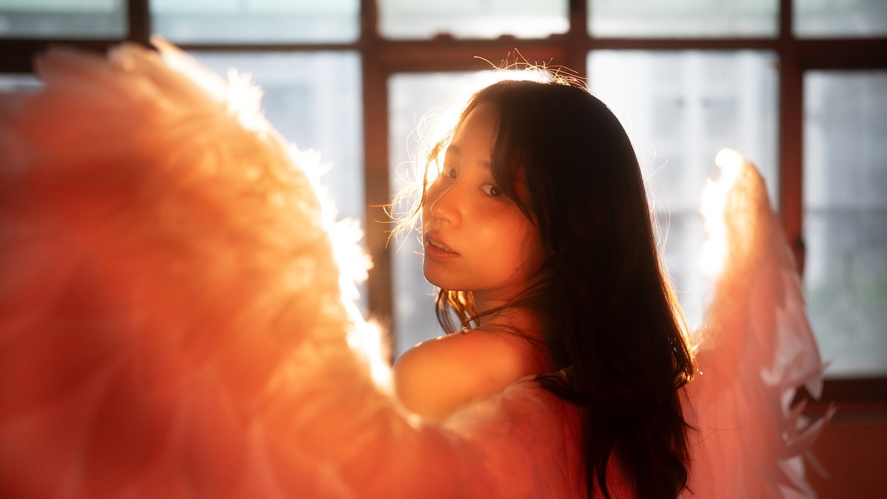 That day, I saw an Angel dancing