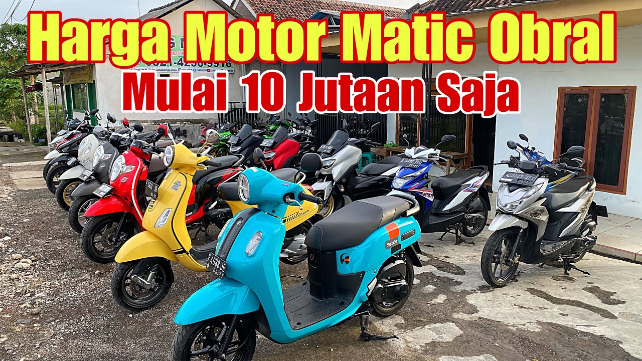 READY BANYAK MOTOR MATIC HARGA OBRAL GUDANG MOTOR MATIC GUMUKMAS JEMBER