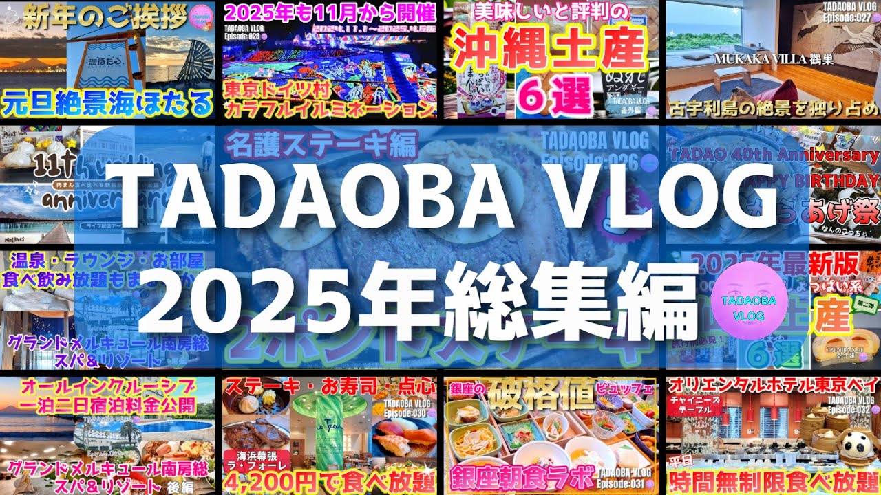 【2025年総集編】沖縄・千葉・お土産・ビュッフェを一気見！
