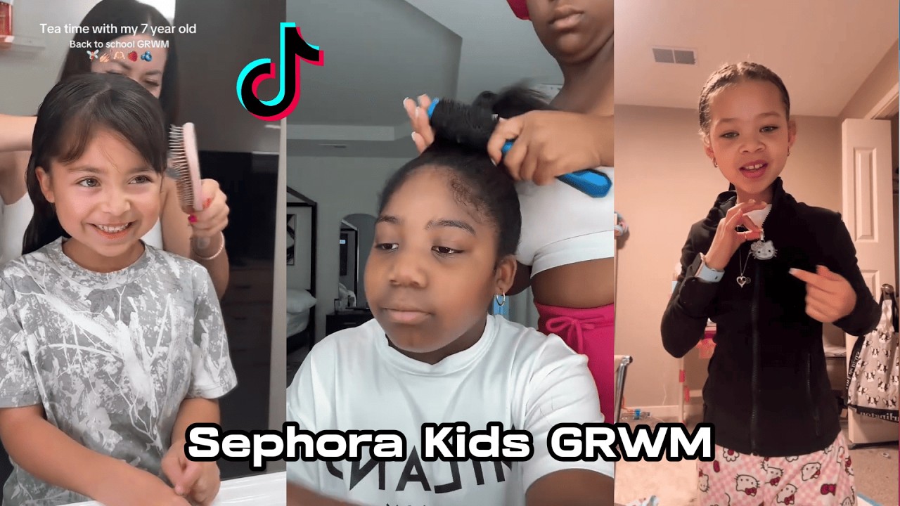 💄 Sephora Kids GRWM TikTok Compilation | Viral Sephora Hauls & GRWM Moments