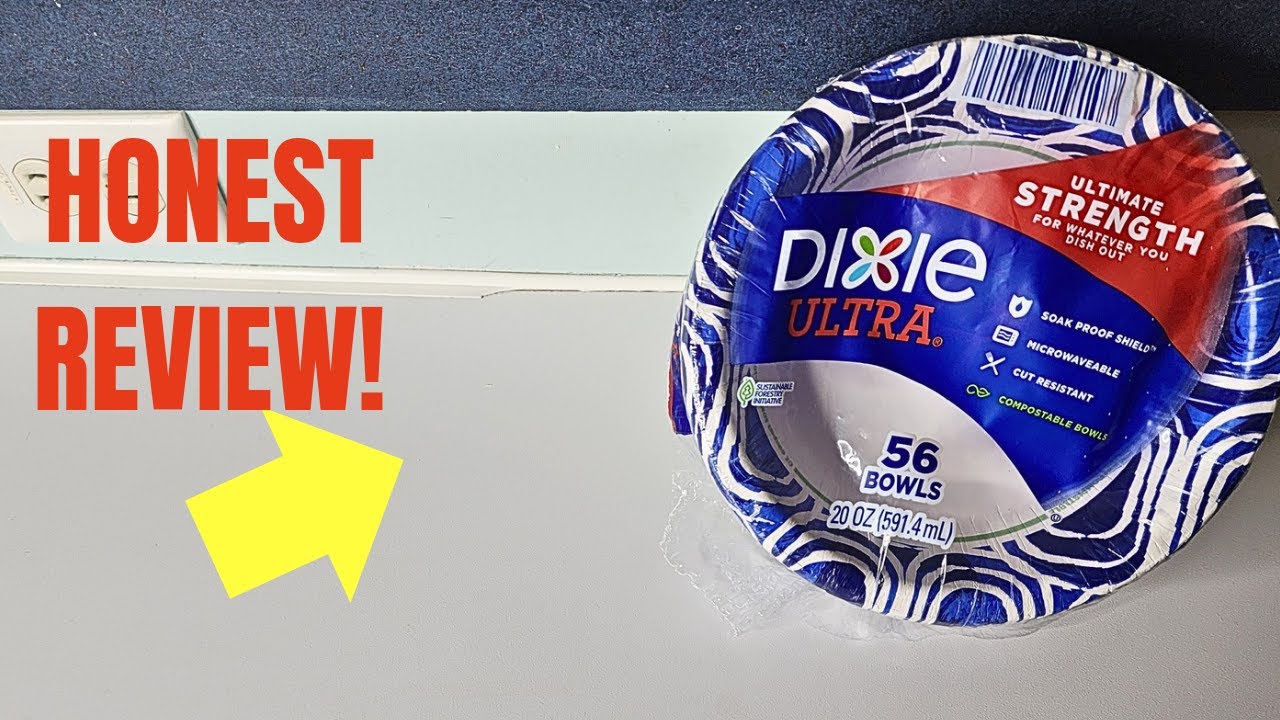 Dixie Ultra Paper Bowls Review Strong, Compostable, and Convenient #amazonfinds #ecofriendlyproducts