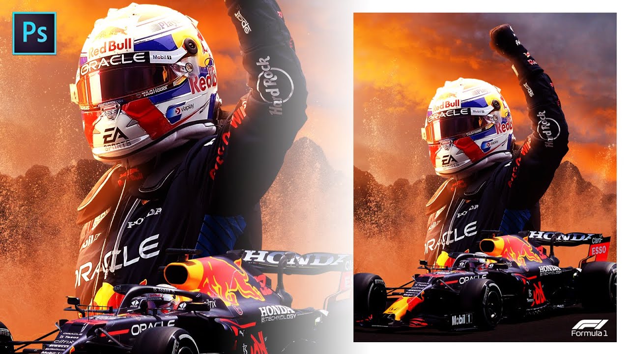 F1 Poster - Photoshop Tutorial