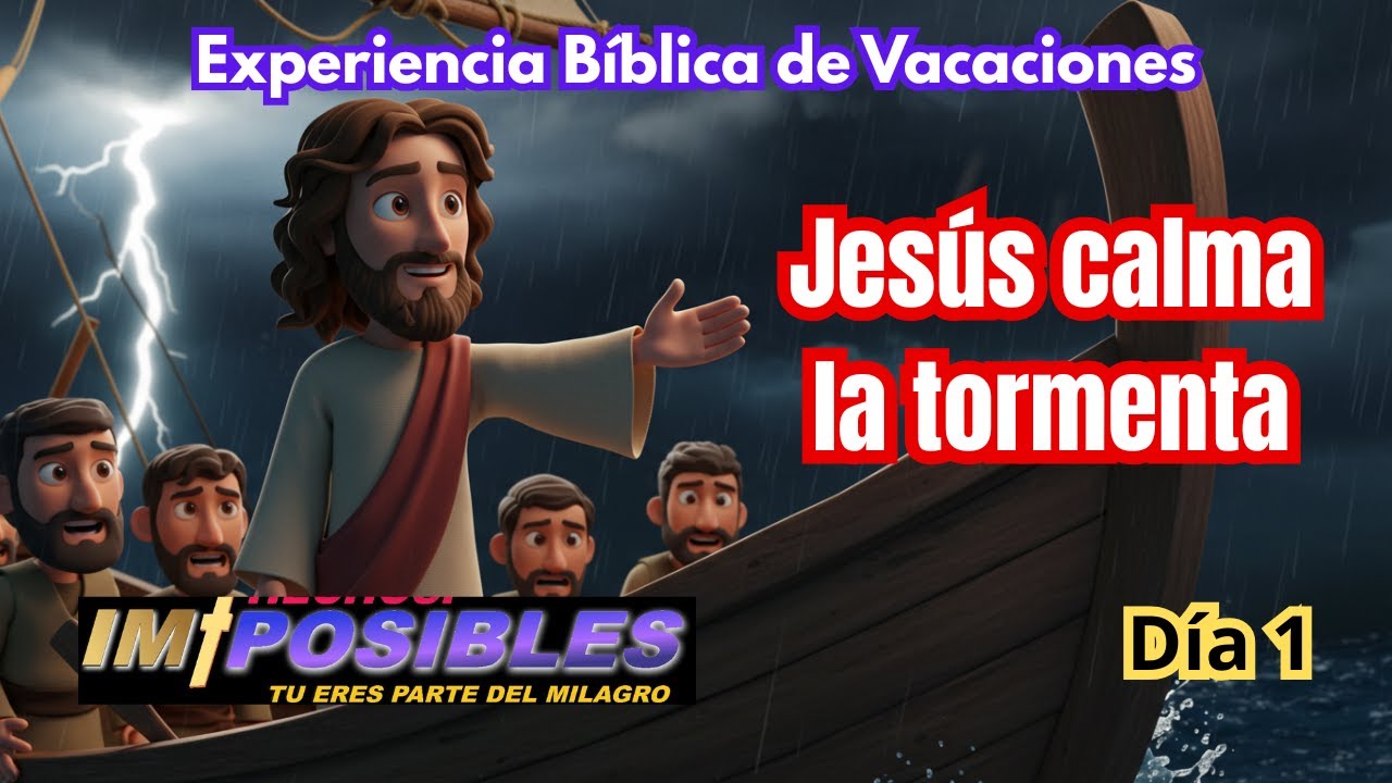 Experiencia Bíblica de Vacaciones | Día 1 | Jesús calma la tormenta | Hechos Imposibles