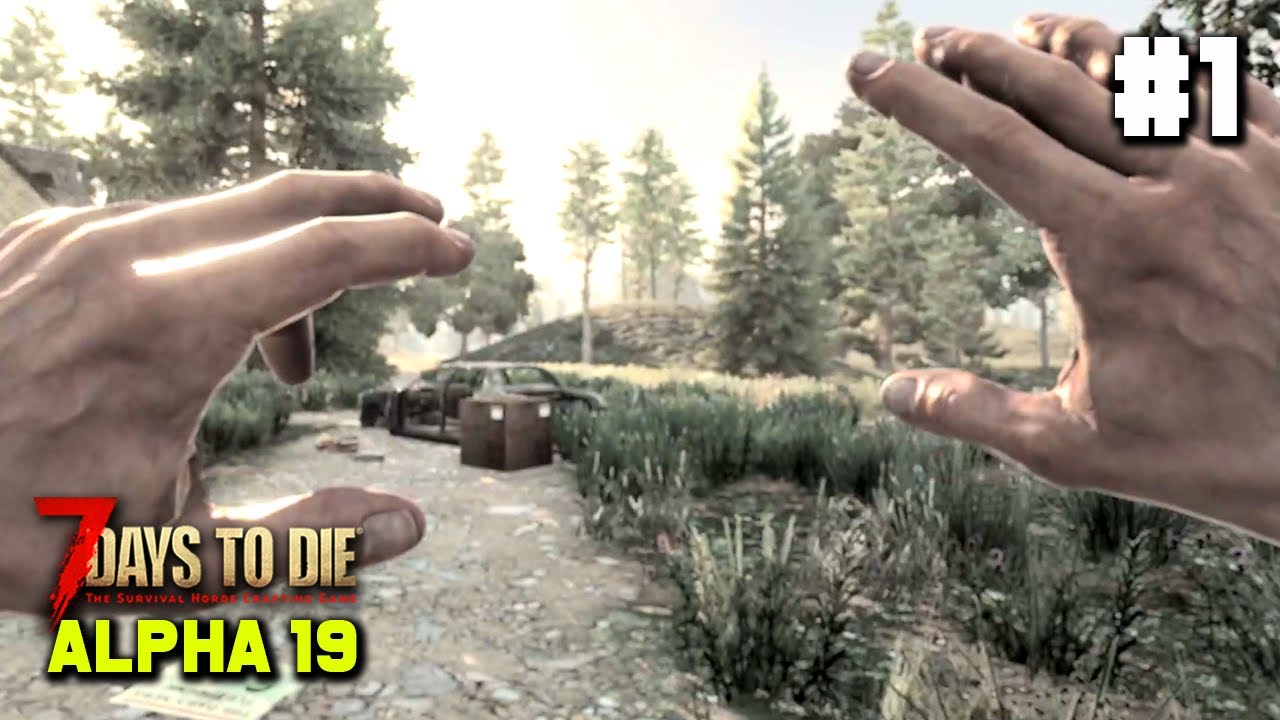 7 Days To Die Alpha 19 - NARESZCIE W DOMU #1 - 7D2D A19 BORSUK GAMEPLAY PL