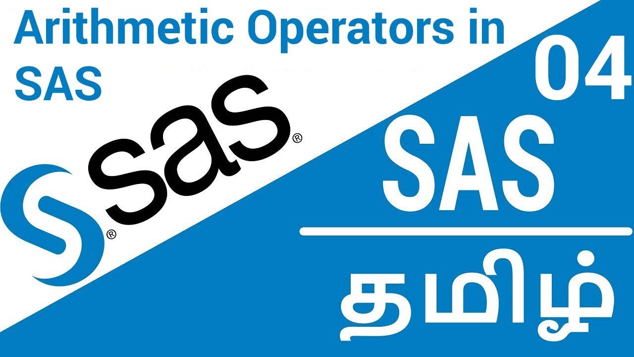 Arithmetic Operators In SAS in Tamil