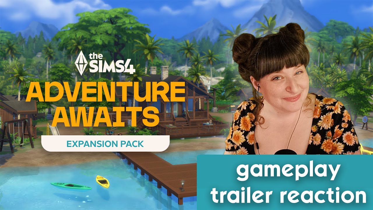Gameplay Trailer Reaction | Adventure Awaits: The Sims 4 | HiHelloRachel Reacts! | #eacreatornetwork