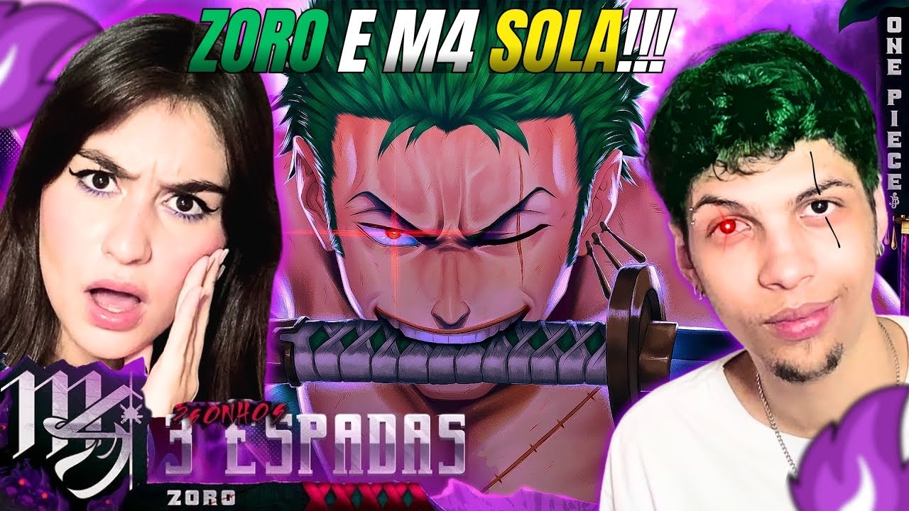 (ARREPIO CONSTANTE!!) Roronoa Zoro (One Piece) - 3 Sonhos, 3 Espadas | M4rkim - REACT VT E LELE