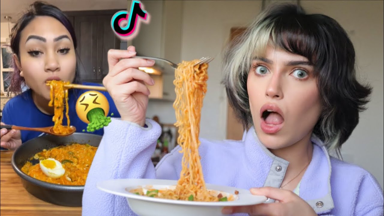 جربت اشهر وصفات الاندومي على تيك توك | انصدمت 😱