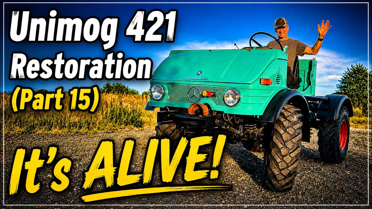 Реставрация классического Unimog 421 (Часть 15): Он снова ожил!