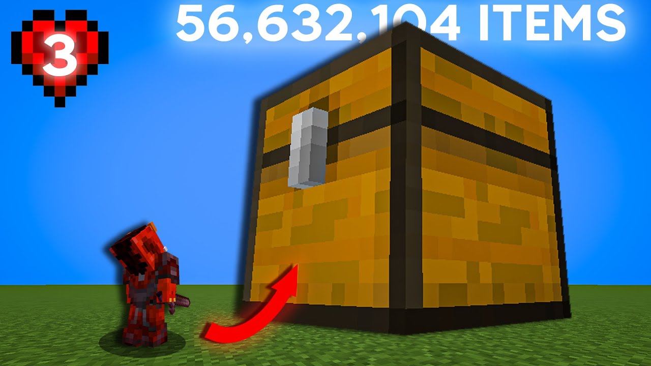 This Chest Stores 56,623,104 Items in Minecraft