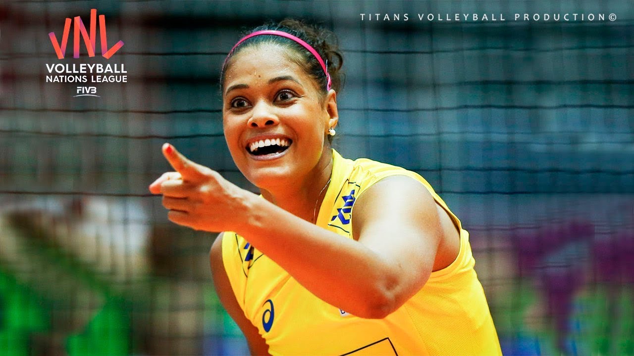 Adenizia Da Silva - BEST Volleyball Actions | SPIKE BLOCK SERVE | Women's VNL 2018