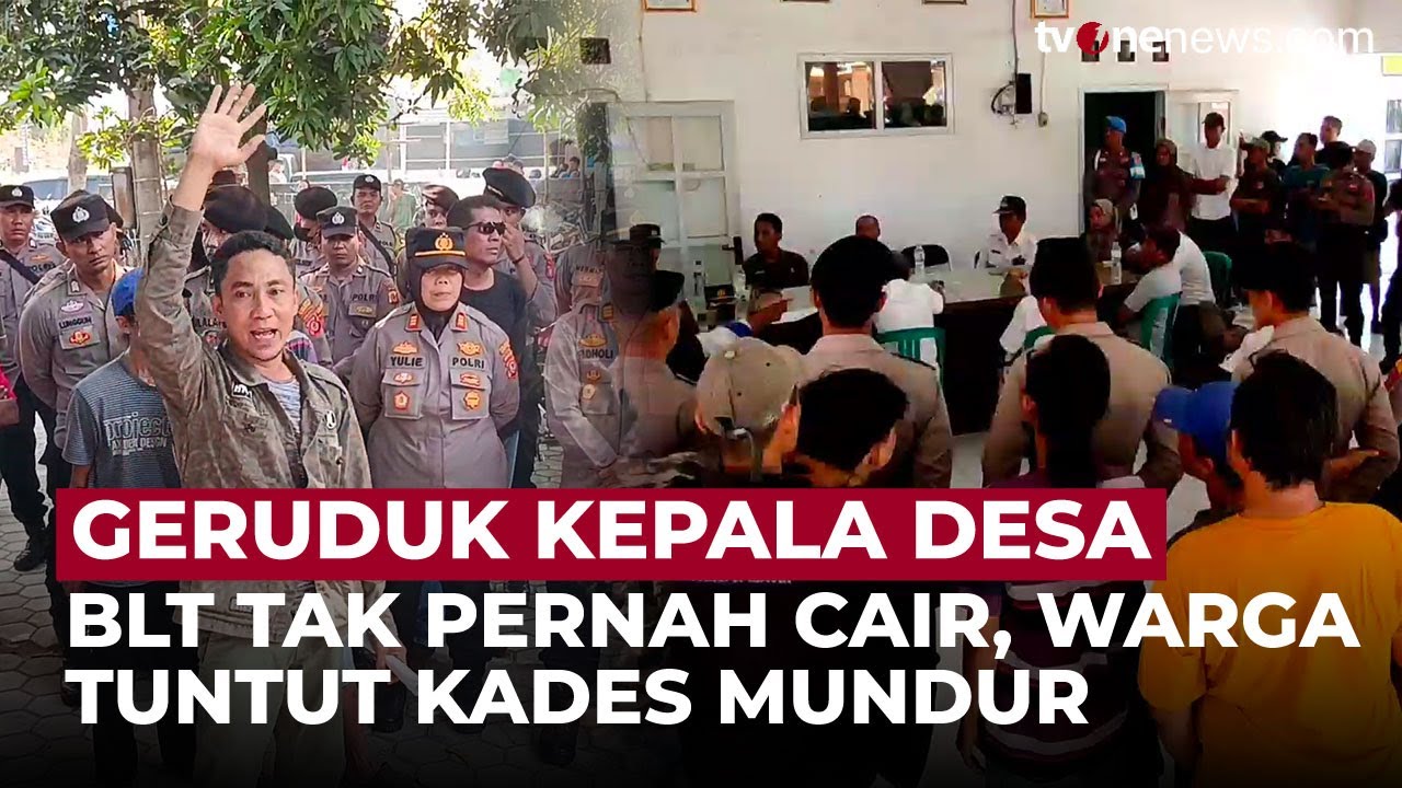 Warga Duduki Kantor Kades, Dianggap Tak Becus Kelola Dana Desa hingga BLT | OneNews Update