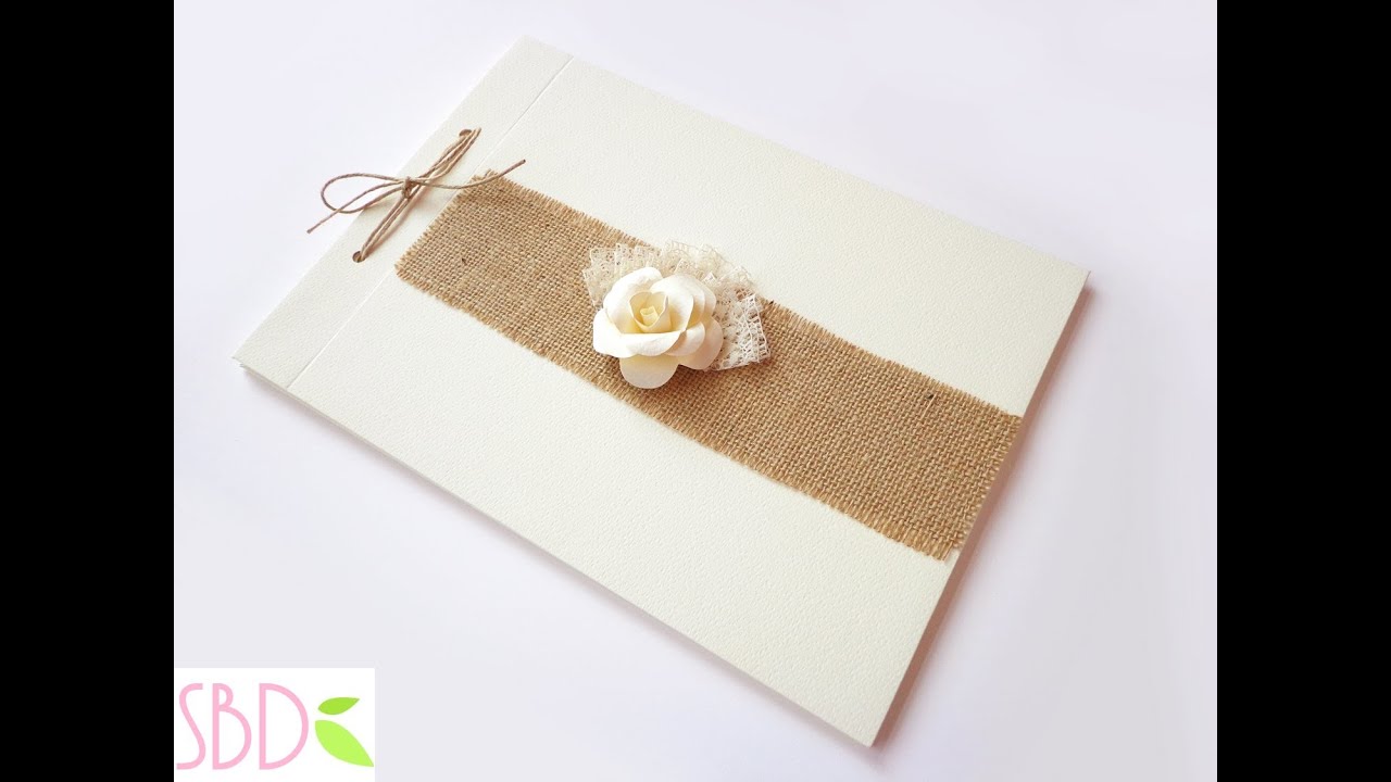 Libro firme per matrimonio fai da te - Shabby Wedding Guestbook