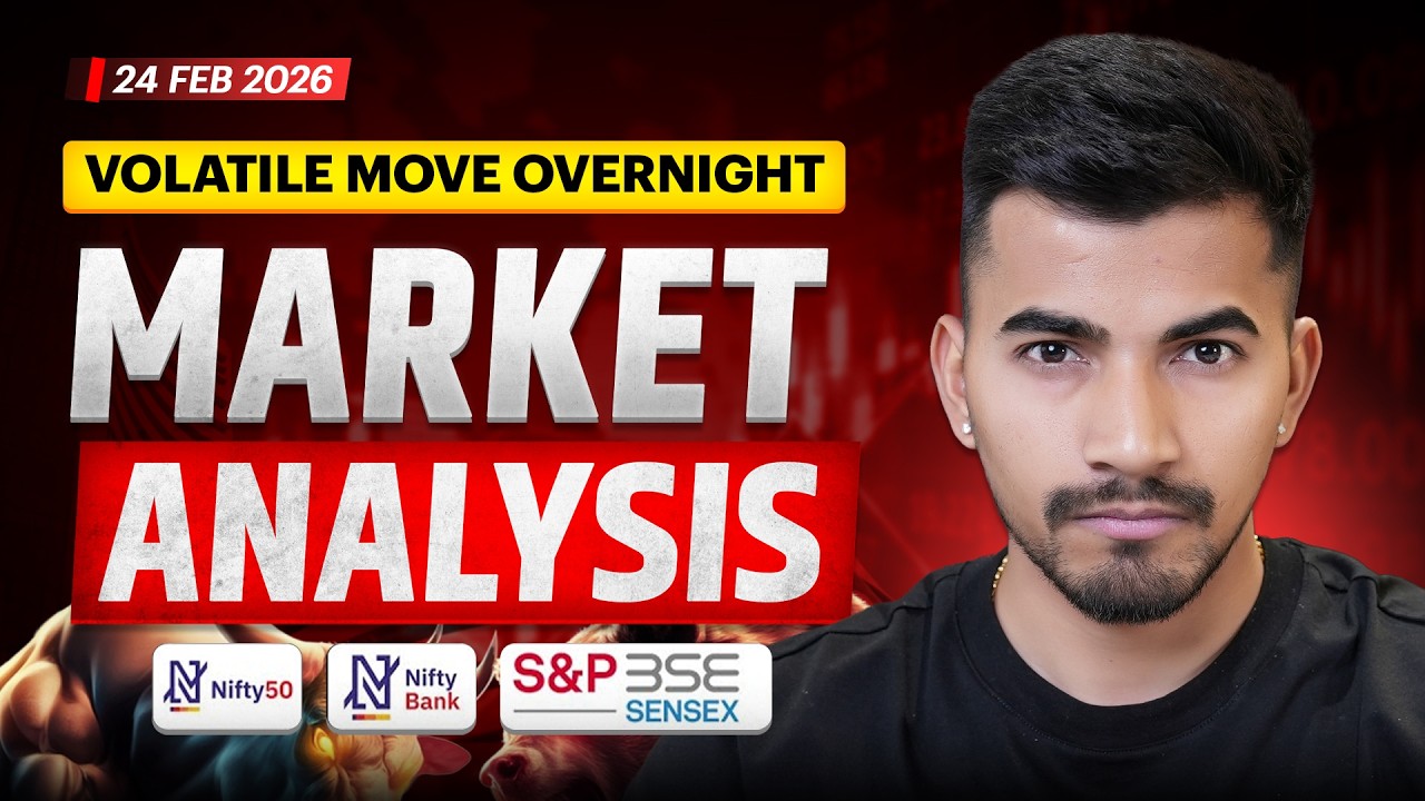 24 Feb Market Analysis | Nifty & Bank Nifty Prediction | Best Tuesday Trading Setup