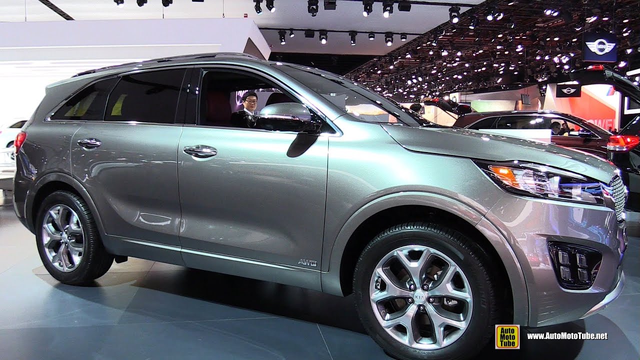 2016 KIA Sorento SXL T-GDI - Exterior and Interior Walkaround - 2015 Detroit Auto Show