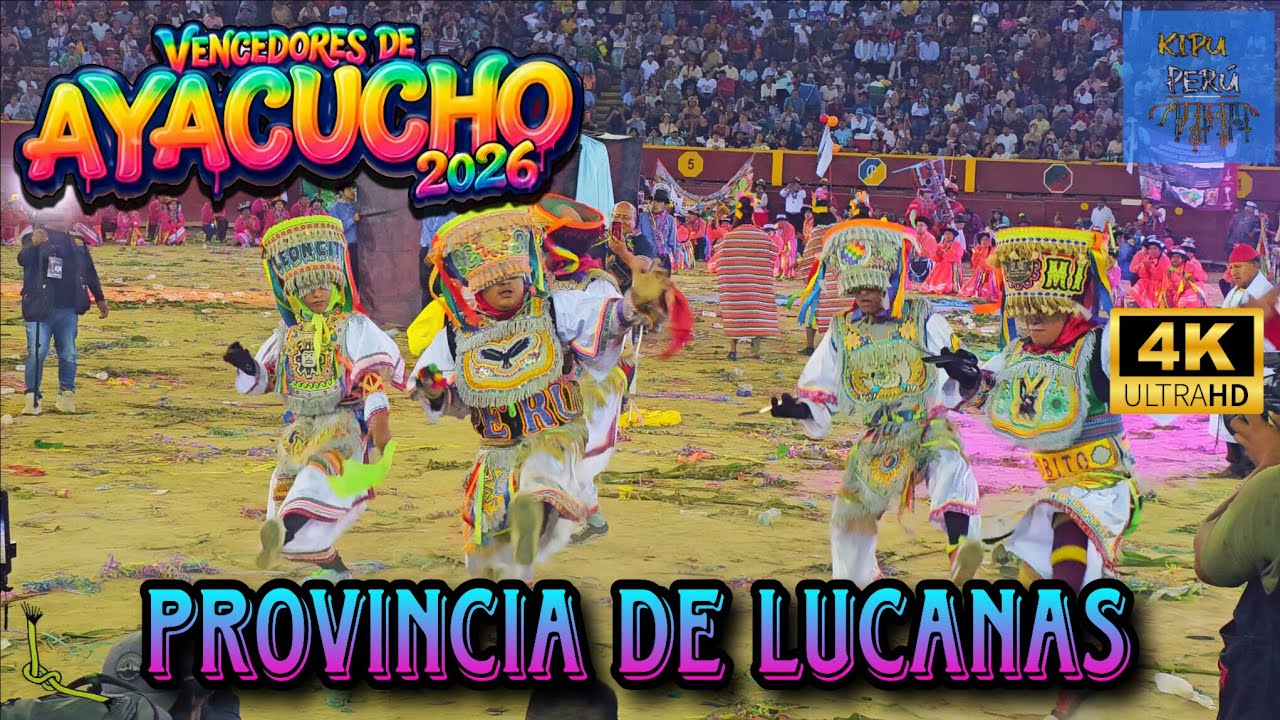 LUCANAS // Carnaval Vencedores de Ayacucho 2026 FEDIPA - Plaza de Acho 