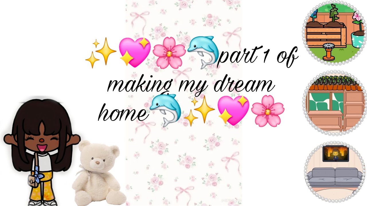 making my dream home in toca boca all free and free to copy just give credits 🫧✨️😘😍