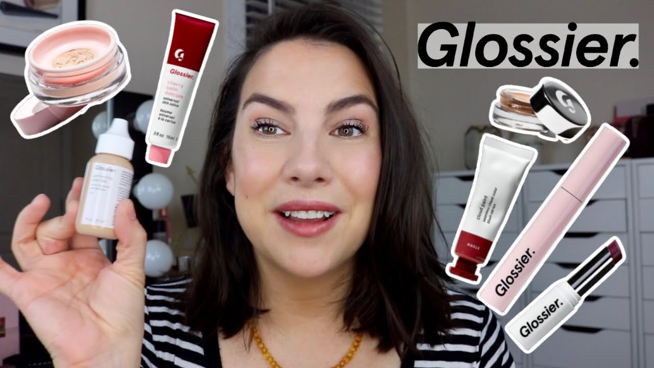 FULL FACE OF GLOSSIER MAKEUP... Light & Fresh Vibes