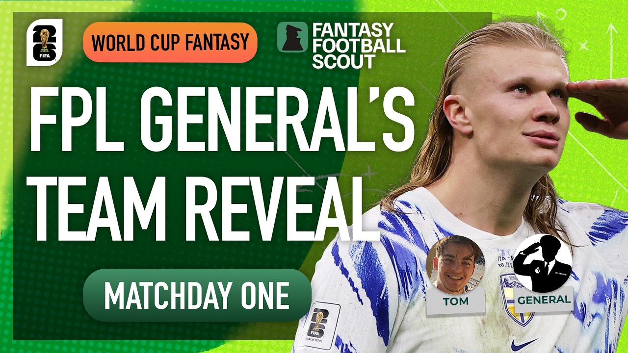 ОБЪЯВЛЕНИЕ КОМАНДЫ ГЕНЕРАЛА FPL! 🏆️ | Советы по фэнтези-футболу на Чемпионат мира по футболу FIFA...