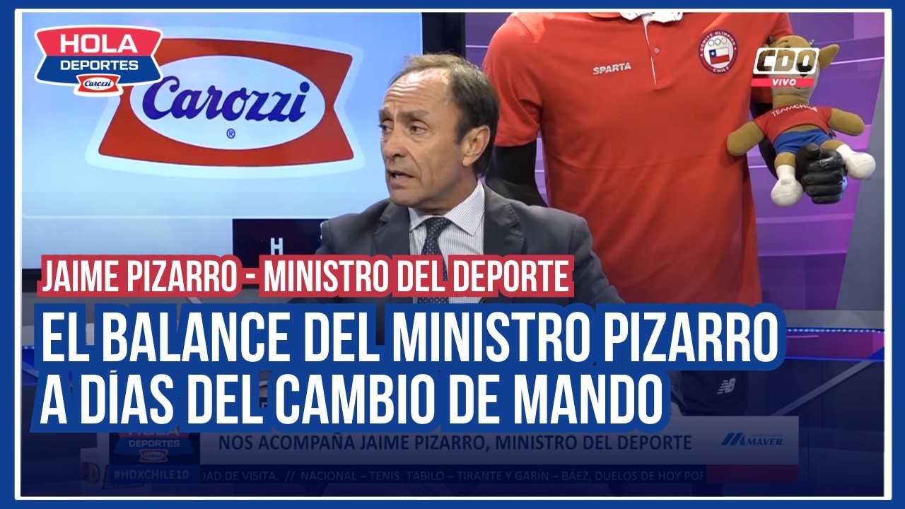 Entrevista | Jaime Pizarro, Ministro del Deporte, a días del cambio de gobierno: ¿Futuro en la ANFP?