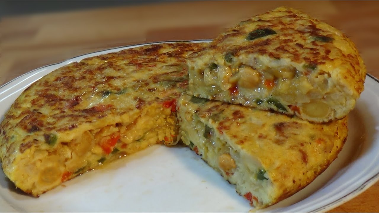 TORTILLA ESPAÑOLA DE GARBANZOS