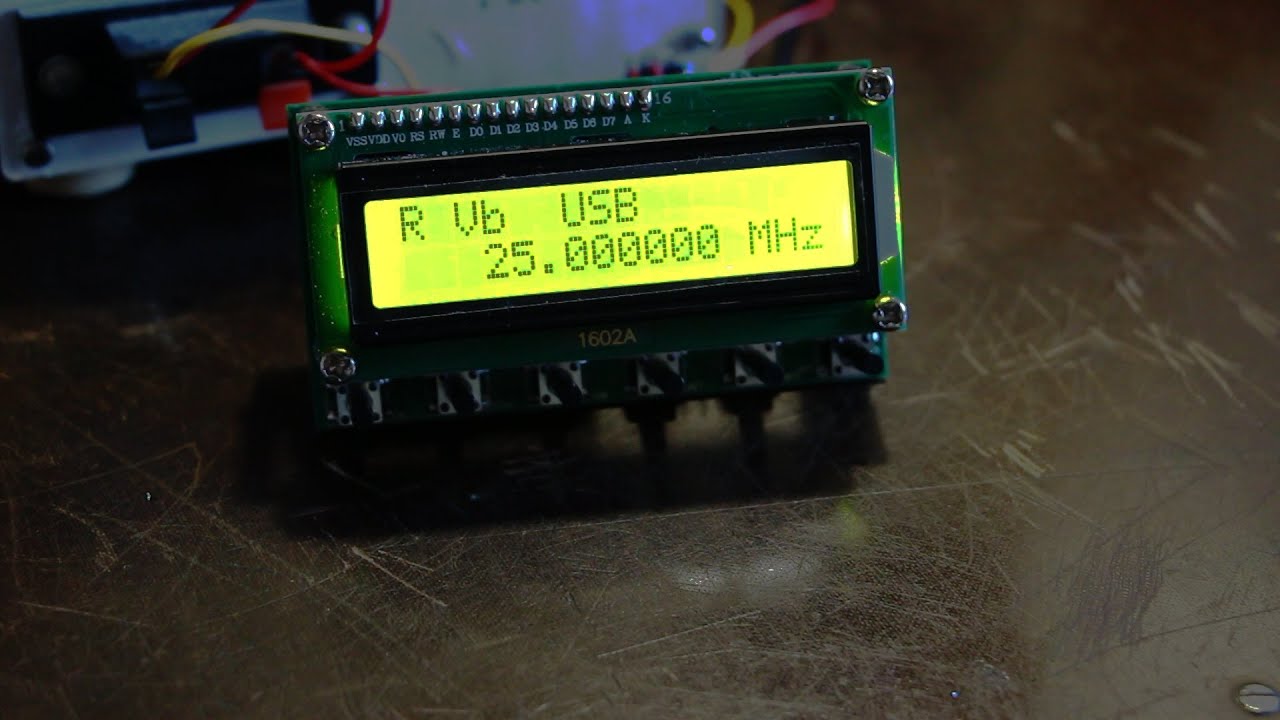 Синтезатор на PIC16F628 и DDS AD9850
