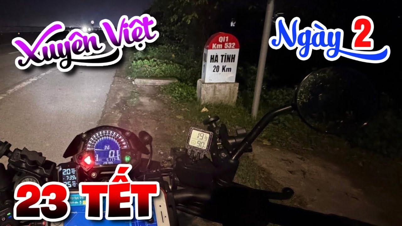 XUYÊN VIỆT - Đông Bắc - Ngày 2 - Chạy Quảng Ngãi - Hà Tĩnh - 550 Km