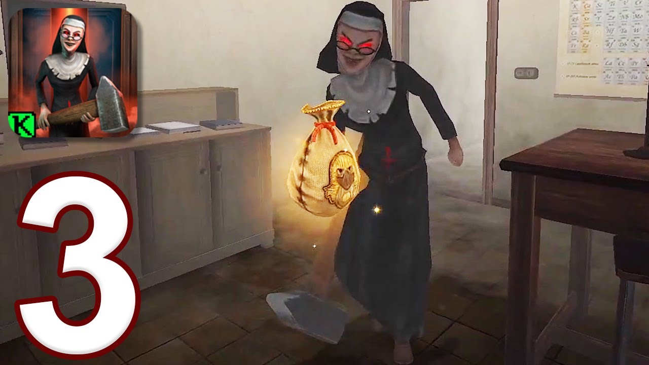 Evil Nun Maze - Gameplay Walkthrough Part 3 - Floors 21-30 (iOS, Android)