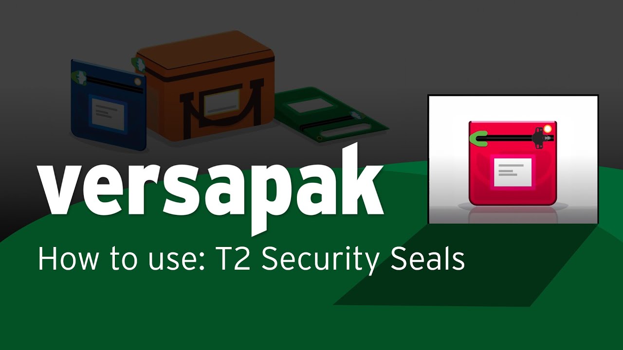 How to use the Versapak T2 Security Seal for Tamper Evidence