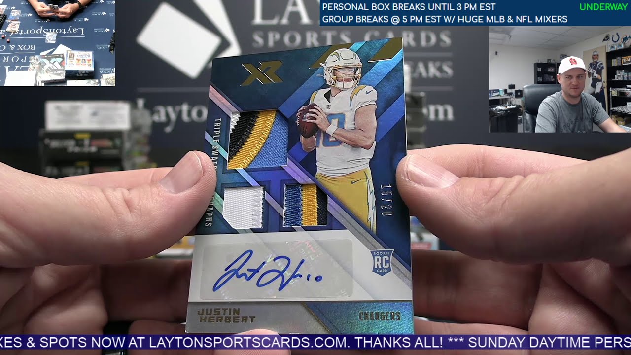 4 Box 2020 XR NFL & Contenders Draft NBA Break for Andrew S
