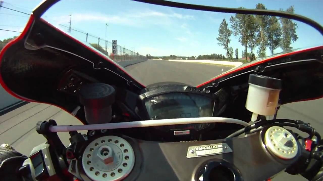 Onboard a 2008 Ducati D16RR at Portland International Raceway, Part 1 of 2