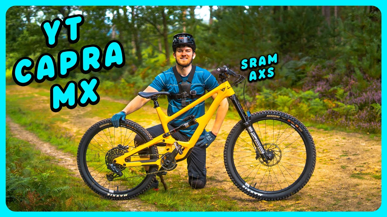 Riding The Latest YT Industries Capra MX With SRAM AXS Gears!