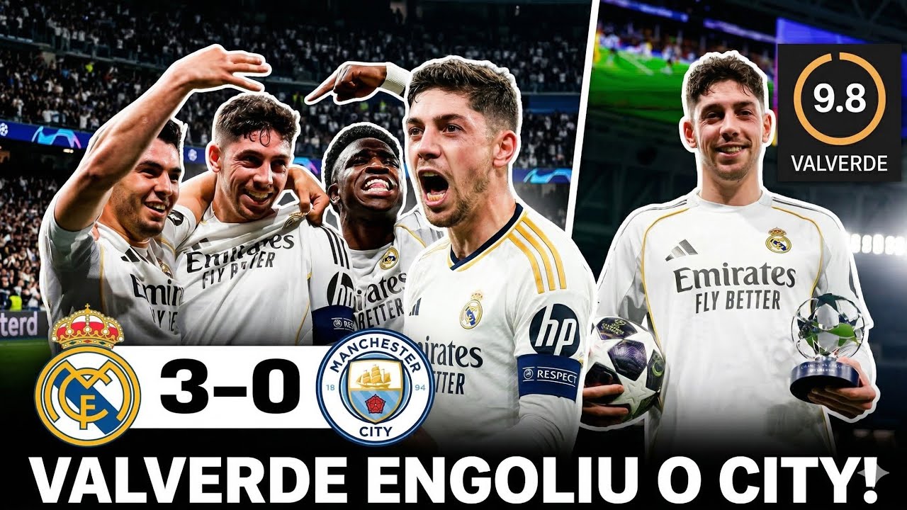 O dia em que o Real AMASSOU o City no Bernabéu! - Analise de Real Madrid x Man City 