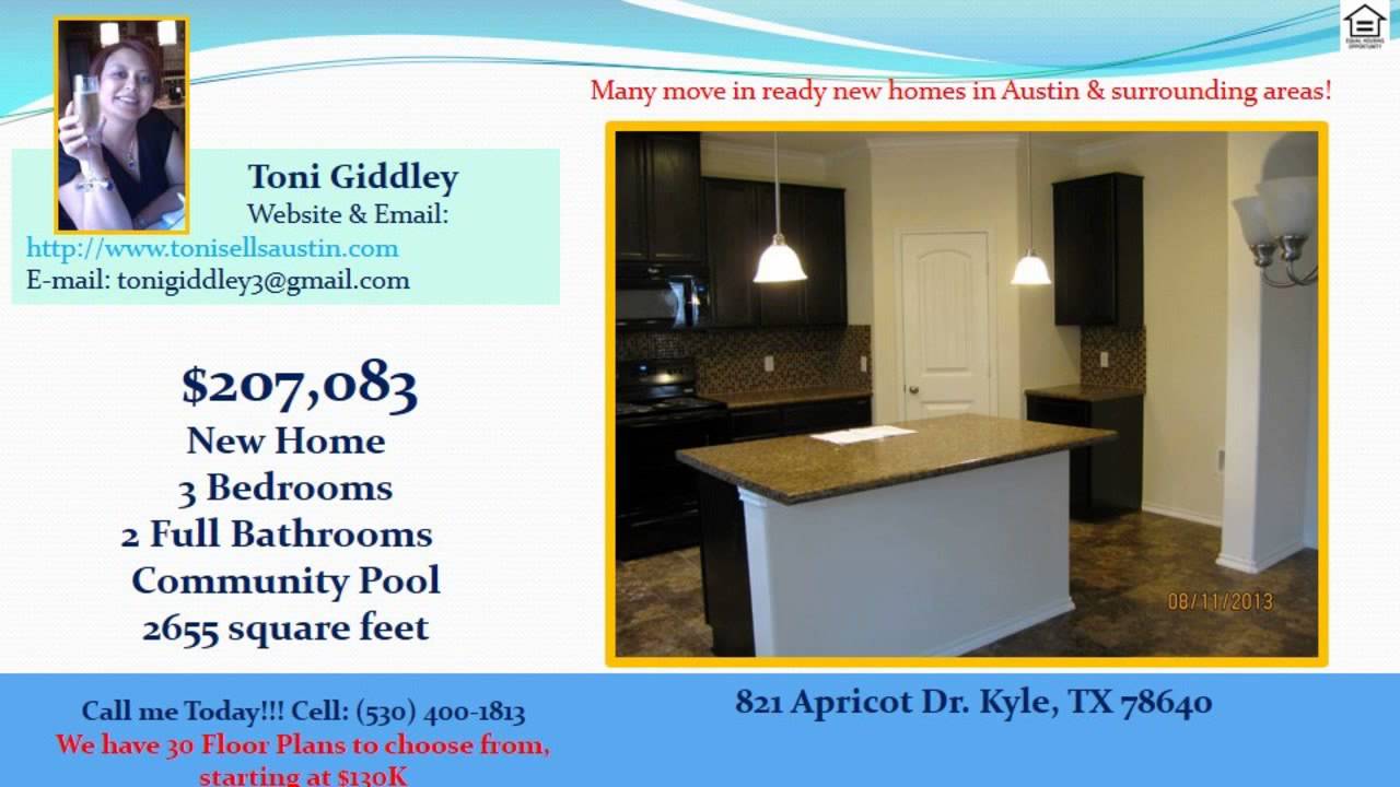 78640 Kyle TX New Homes for sale Waterleaf