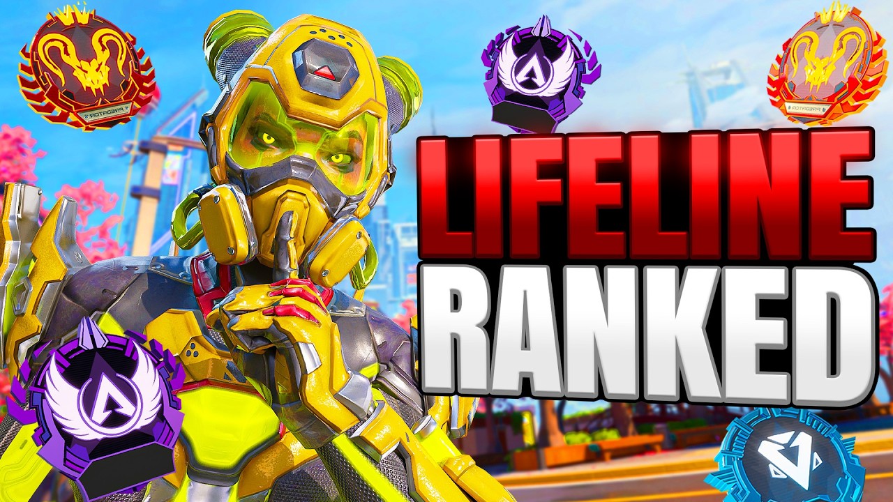 High Level Lifeline Ranked Gameplay - Apex Legends (No Commentary)