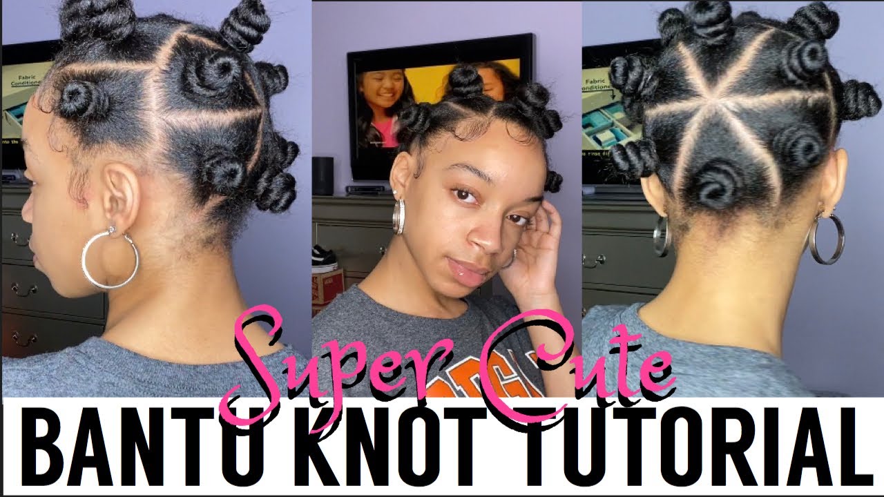 BANTU KNOTS ON NATURAL HAIR | BANTU KNOT TUTORIAL