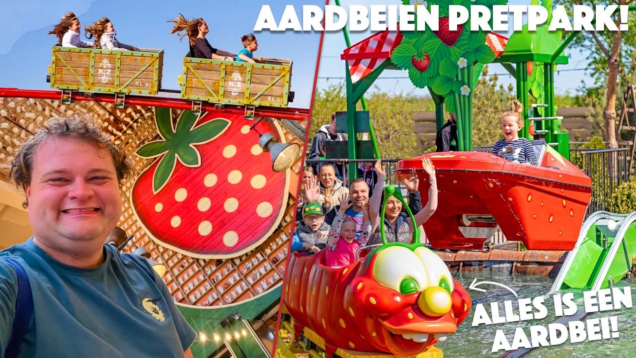 DIT pretpark draait helemaal om AARDBEIEN! Karls Erlebnis-Dorf Elstal / Berlijn
