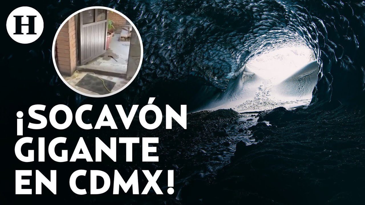 Familia pide ayuda: Socavón gigante y río se forman debajo de una casa en GAM, en la CDMX