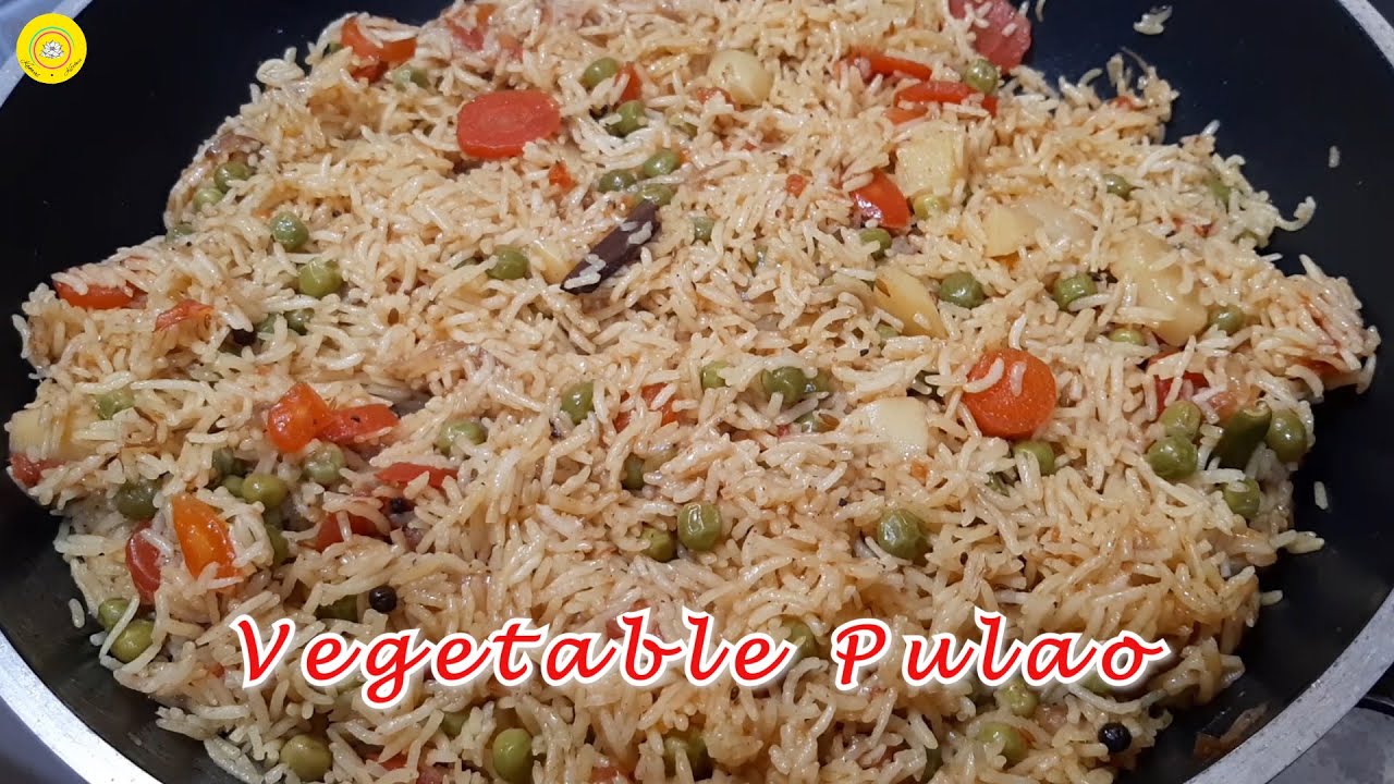 Vegetable Pulao Recipe By Kanwal's Kitchen