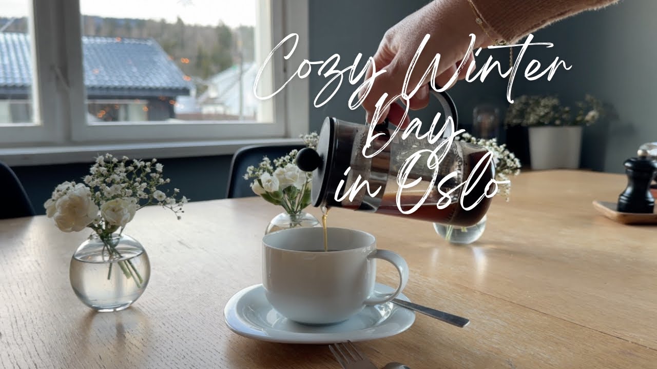 Winter in Oslo | Coffee, Forest Walk, Groceries, Lunch & Simple Routines