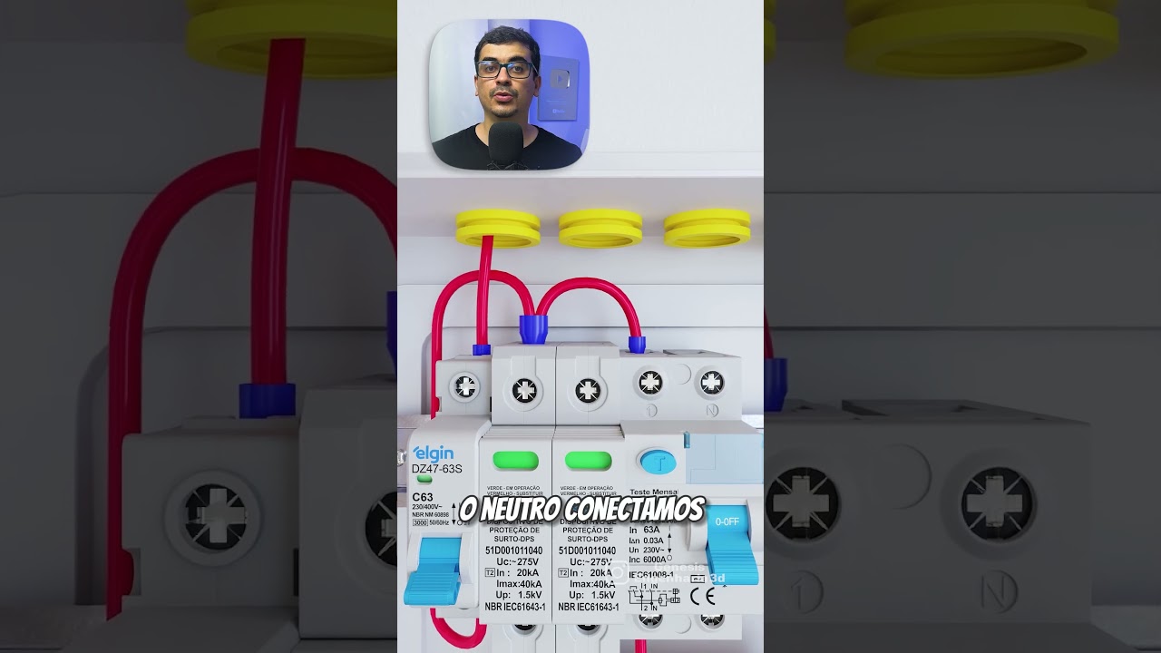 COMO MONTAR QUADRO MONOFASICO COM DR, E DPS#shorts