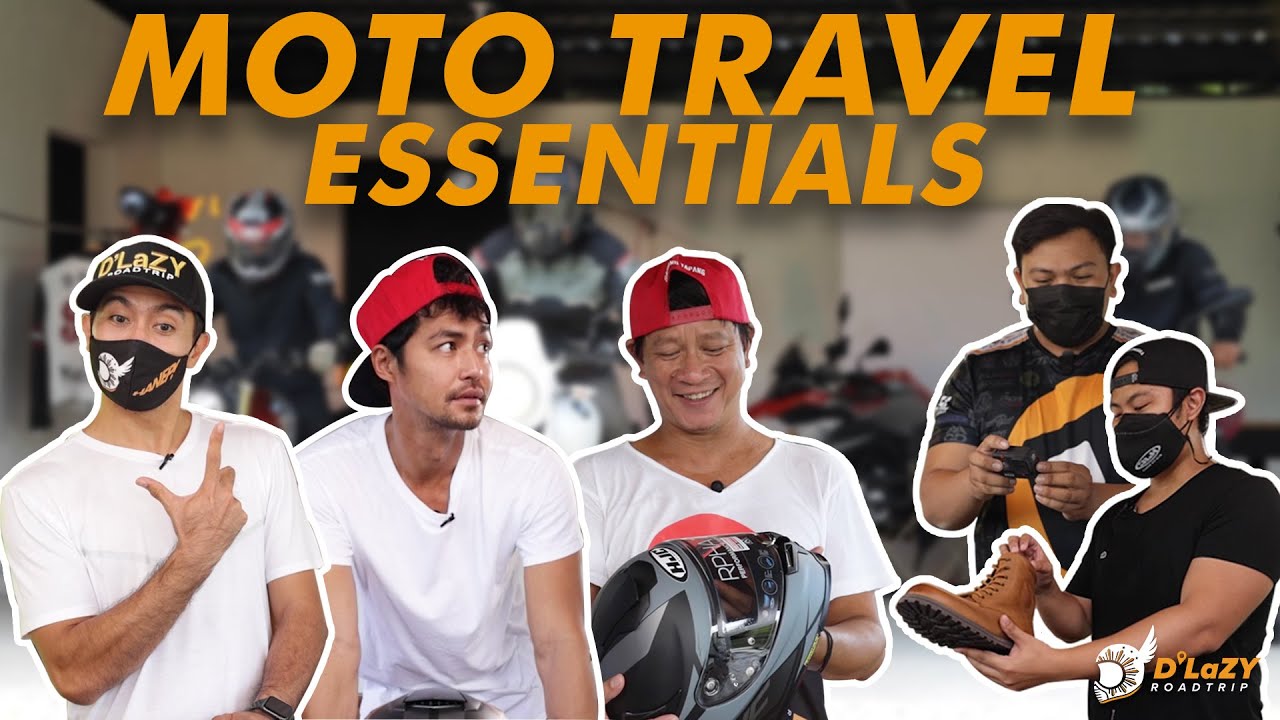 Motorcycle Riding Gears and MotoVlog Camera Set-up | How to, Essentials and Tips | D LaZY Road Trip
