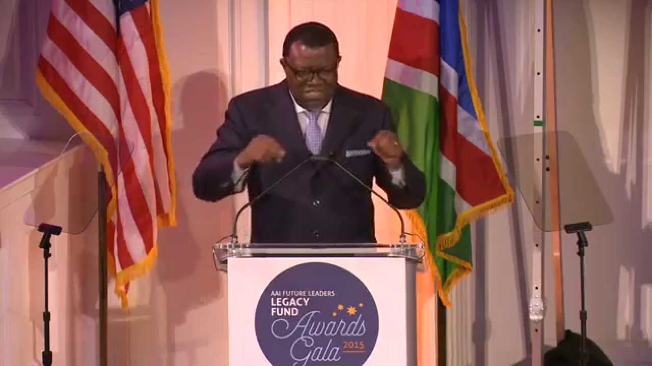Namibian President Hage Geingob Receives AAI Lifetime Achievement Award