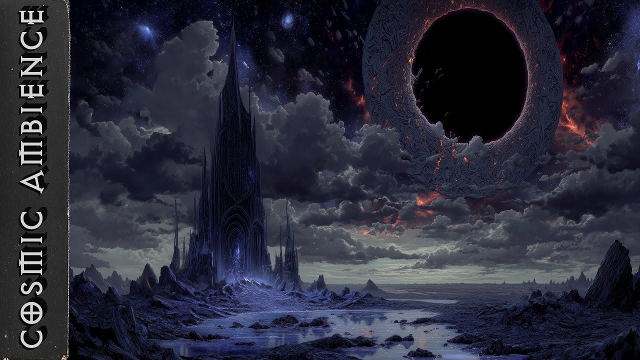 Ambient music for the alien ruins on the moon  | Cosmic Fantasy Ambient Music