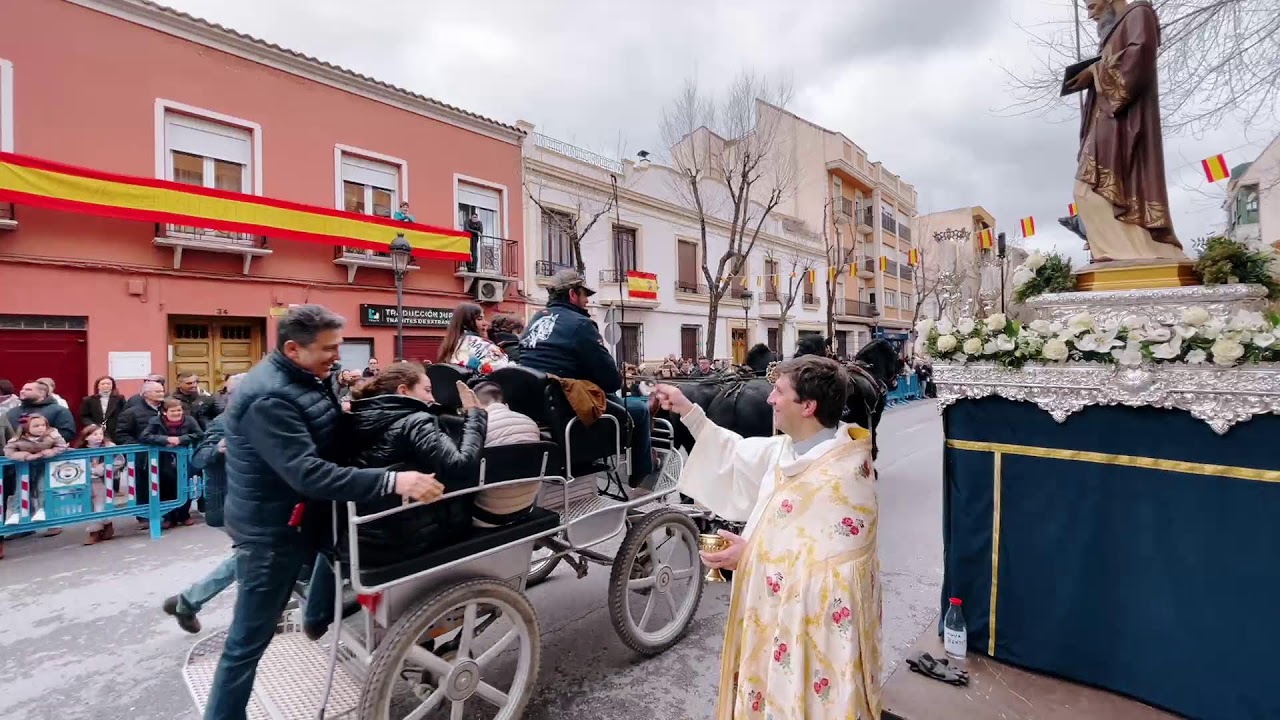🔴 DIRECTO | Bendición de los animales ante la imagen de San Antón en Tomelloso