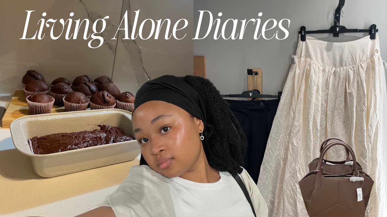 Living Alone Diaries |Baking, Church, Grocery Shopping & Cozy Days in My Life